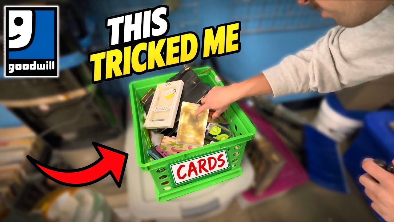 I Went To Goodwill Hunting For Sports Cards… Not What I Expected!