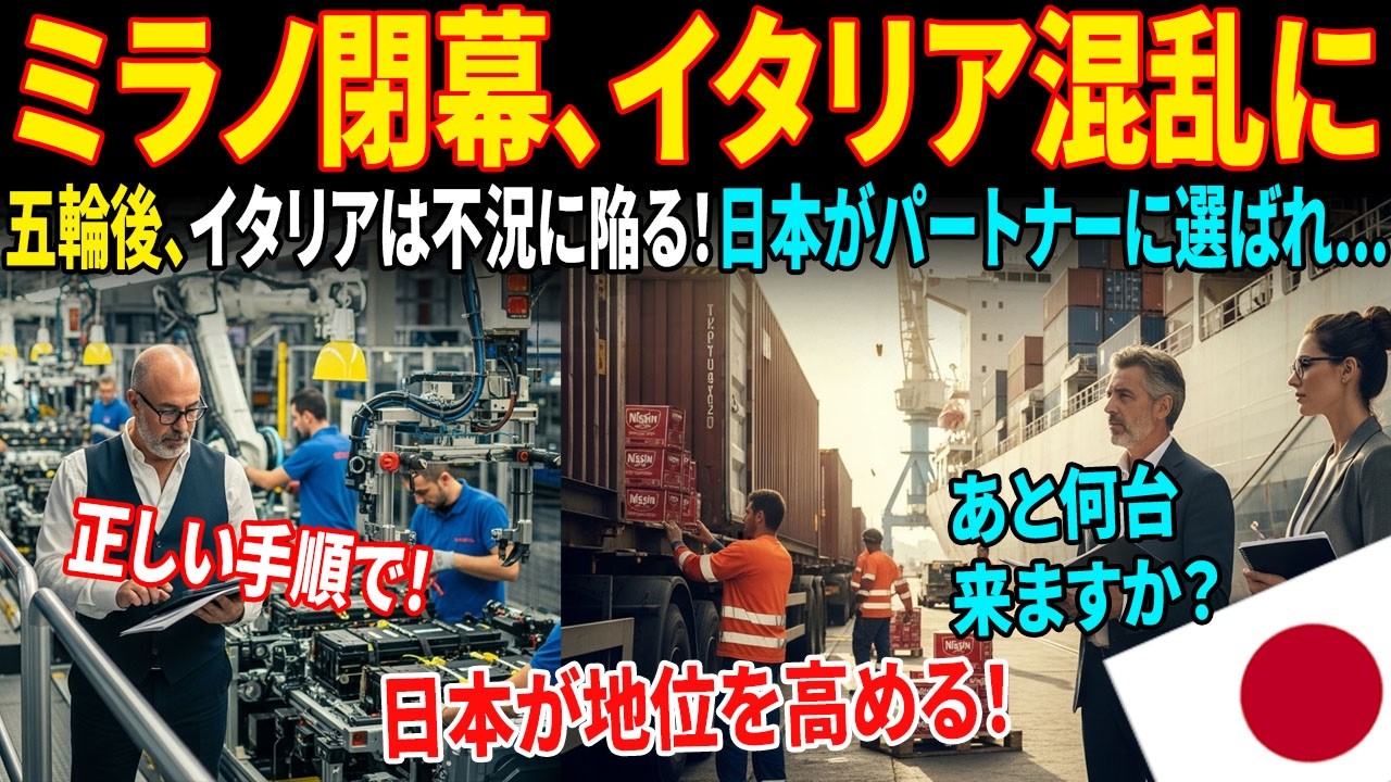 【海外感動秘話】ミラノ五輪後、日本はイタリアの経済的影響の克服を支援し、国家の地位を高めた｜オーディオブック｜ラジオ朗読｜脚色作品。
