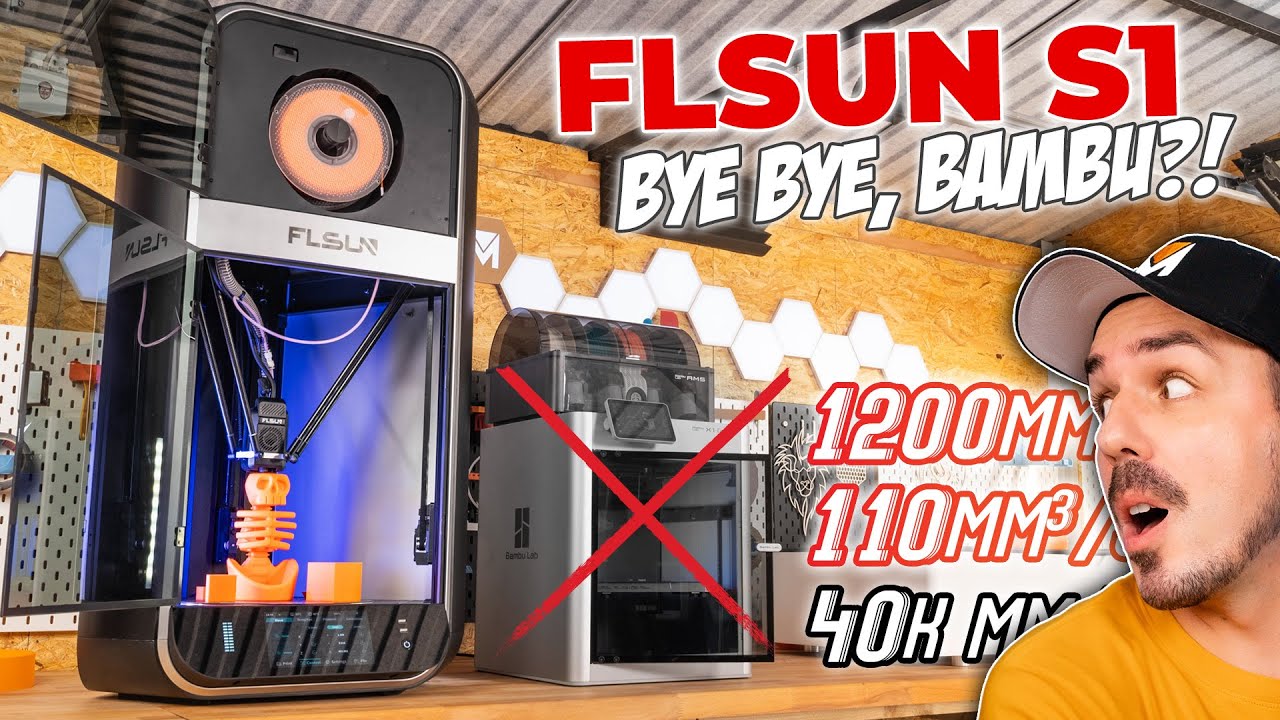 FLSUN S1 | ULTRA Highspeed 3D Drucker neue Nummer 1? (XXL Test)