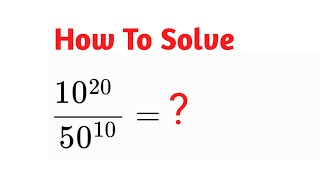 A Nice Power Division Math Problem | Can You Solve This