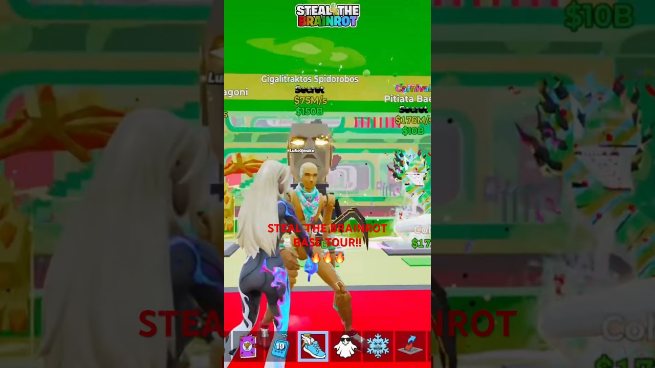 STEAL THE BRAINROT BASE TOUR!!!🔥