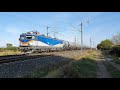 Trenuri de marfa la pasajul E68 Arad / Freight trains at the E68 Arad passage ( 03.10.2020 )