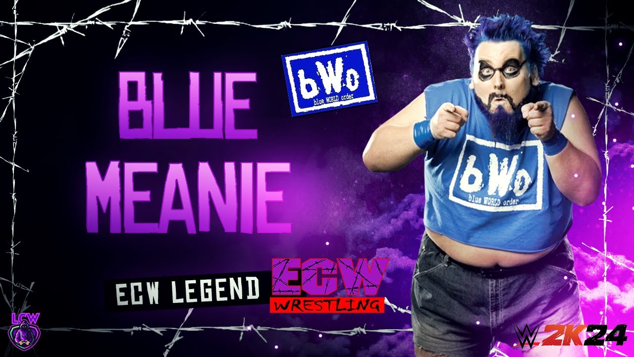 WWE 2K24 Blue Meanie Entrance, Signature & Finishers I Caws 