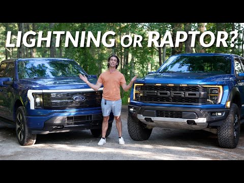 2022 Ford F-150 Lightning vs 2022 Ford F-150 Raptor | EV or ICE, No Wrong Choice!