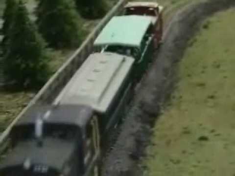 machine gun Pine Creek Railroad N Scale Layout at InfoAge
