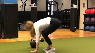 Lateral jump with push up