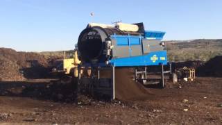 ULTRA T1500L Stationary trommel screen,  screening compost, compost trommel, gravel screen, topsoil