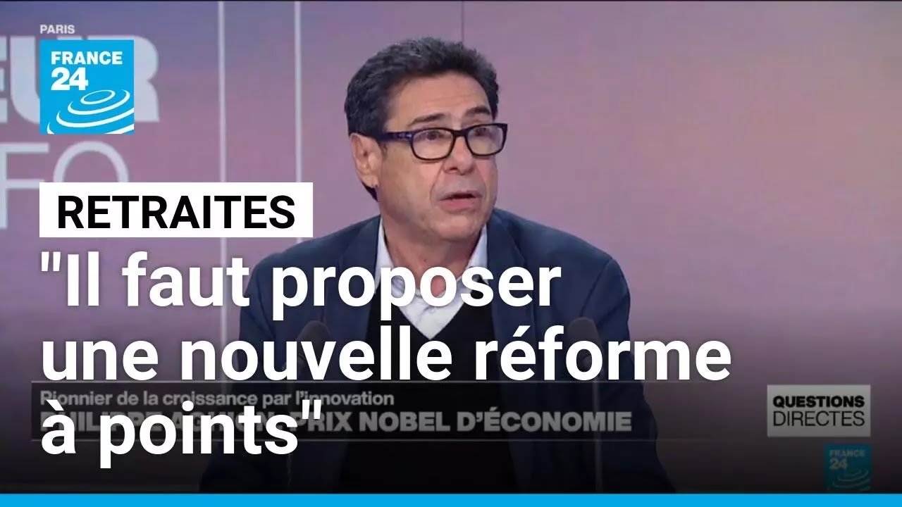 Retraites : "Il faut proposer une nouvelle réforme à points", défend le Nobel Philippe Aghion