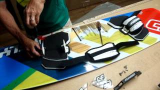 Setting Up 2013 Crazyfly Twin Tip Board