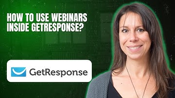 Webinars gebruiken in GetResponse