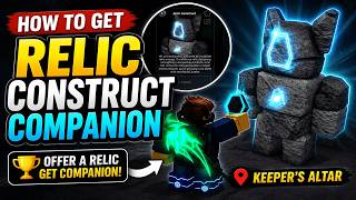 How To Get New Relic Construct Companion Fast In Fisch | Roblox