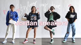 How to Style NIKE AIR JORDAN Sneakers | Rhea Bue