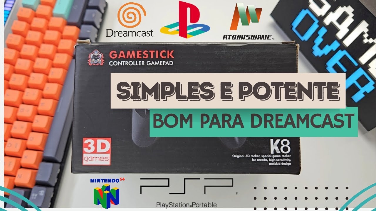 Novo GAME STICK K8 Muito POTENTE e BARATO Com Milhares De Jogos!