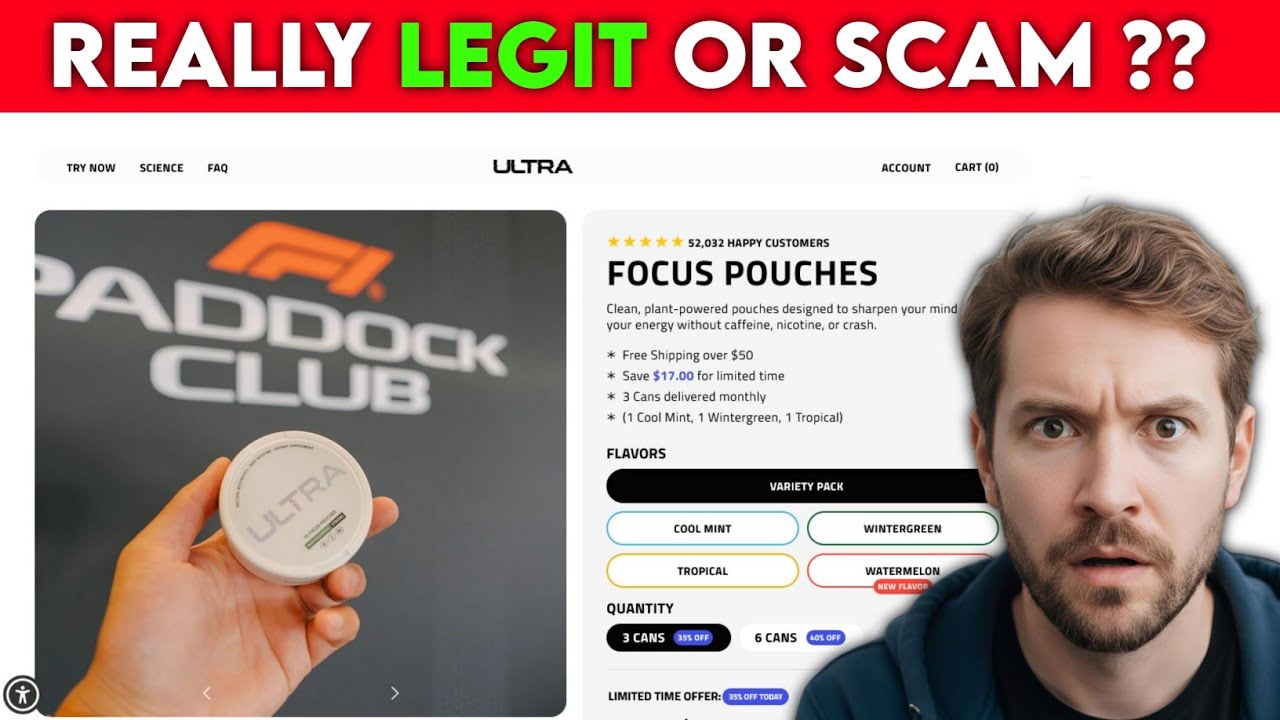 Ultra Focus Pouches Review 2026 | Are Ultra Focus Pouches Legit or a Scam?