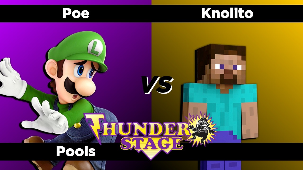 TS 86 - Poe (Luigi, Mario) Vs. Knolito (Wii Fit Trainer, Steve) Smash Ultimate - SSBU