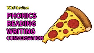 W16Free Worksheet Phonics, Reading, Writing and Conversation #phonics  #worksheet #homeschooling