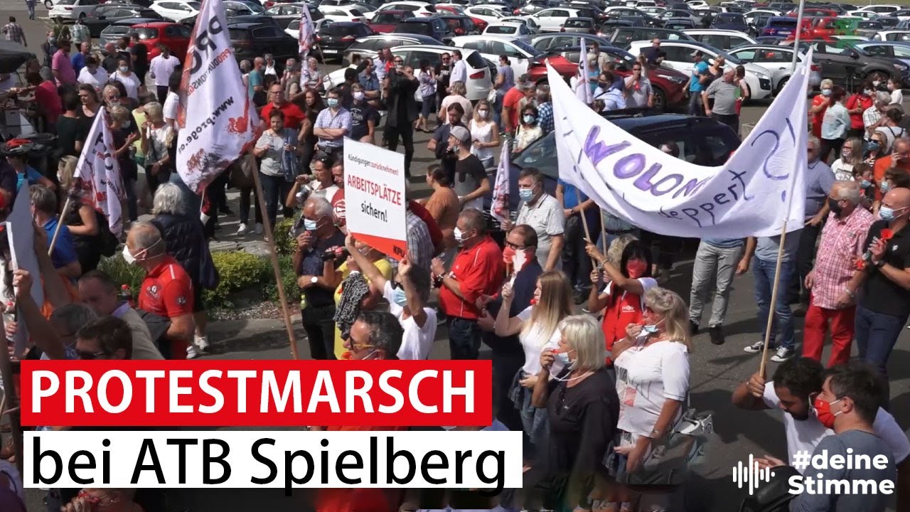 Protestmarsch bei ATB Spielberg