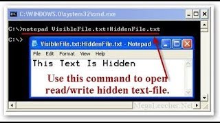 How to Hide Secret Data in Notepad (Amazing Notepad Trick)