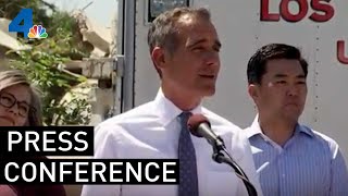 Quake Expert and Mayor of LA hold disaster preparedness news conference | NBCLA Let Me Explain Earthquake Preparedness Nbcla