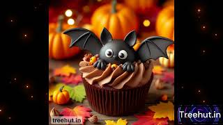Halloween Bats Cupcake Decoration Ideas, Mini Cake Ideas - 6355