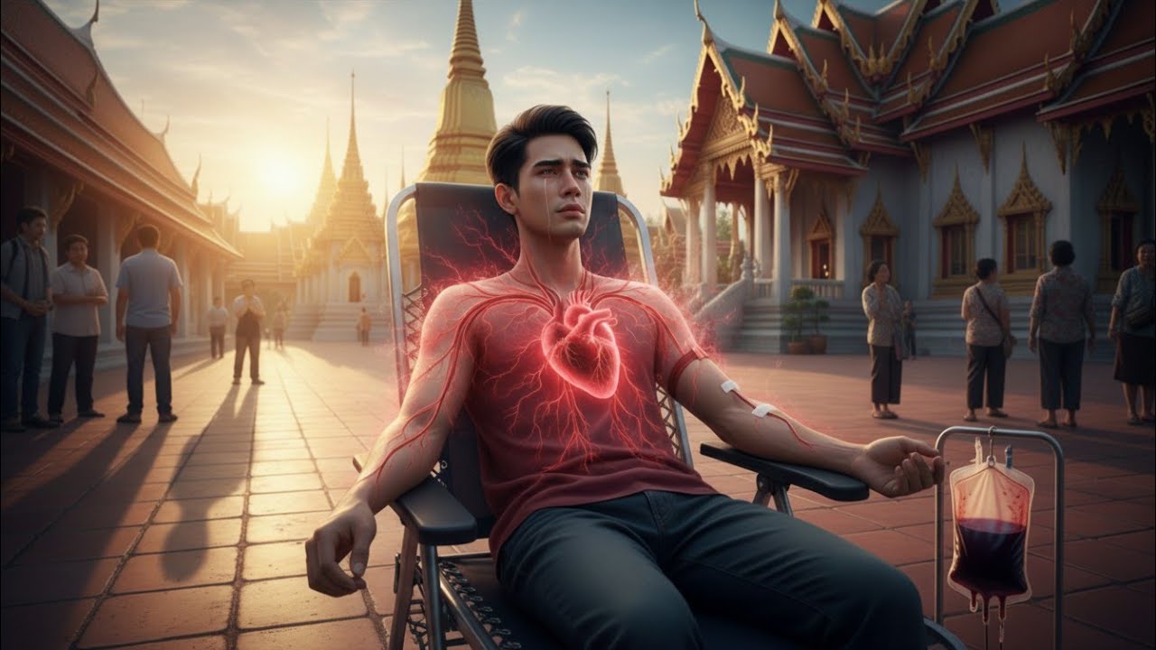 ชีวิตชายคนหนึ่งเปลี่ยนตลอดกาล หลังบริจาคเลือดให้คนไม่รู้จักในเมืองไทย