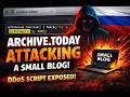 When Archives Attack — Inside the archive.today DDoS-Style Request Flood