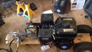 Small engine converted to propane