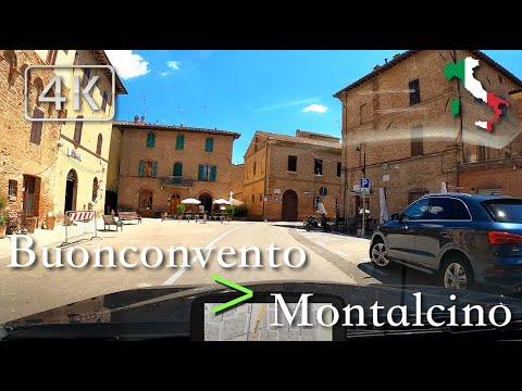 Scenic Drive (Tuscany), Italy [Buonconvento ⩾ Montalcino] August 2022 | 🌞