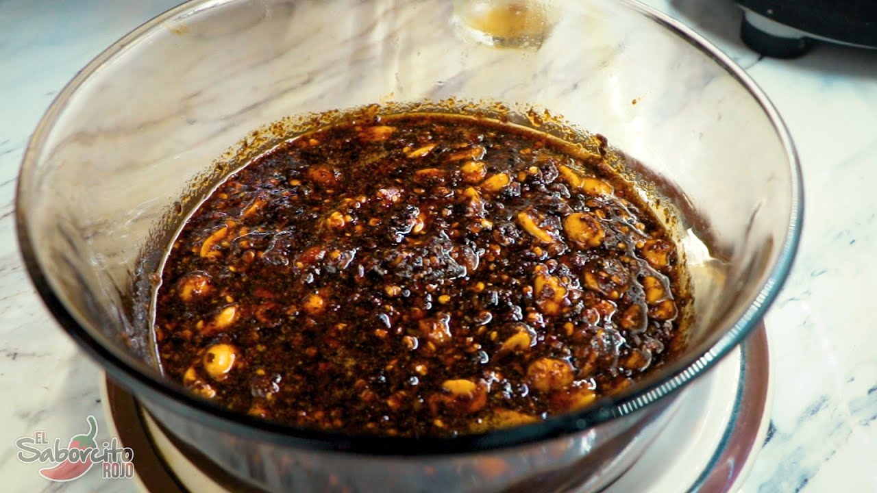 Deliciosa y Picante Salsa Macha - Salsa de Cacahuate - 