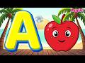 A for Apple 🍎 | Alphabet Little Safari 🦓 | Learn ABC Through Fun | Mini Shark 🦈