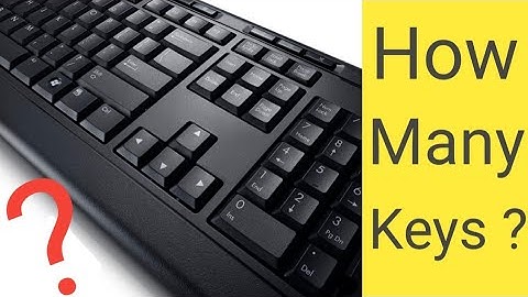 How Many Keys in Keyboard ?