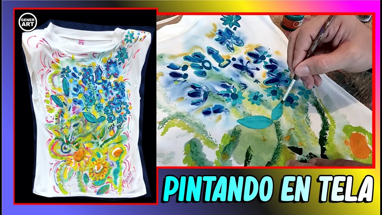 pintando-una-prenda-de-vestir-con-pintura-acr-lica-jard-n-fantas-a-by