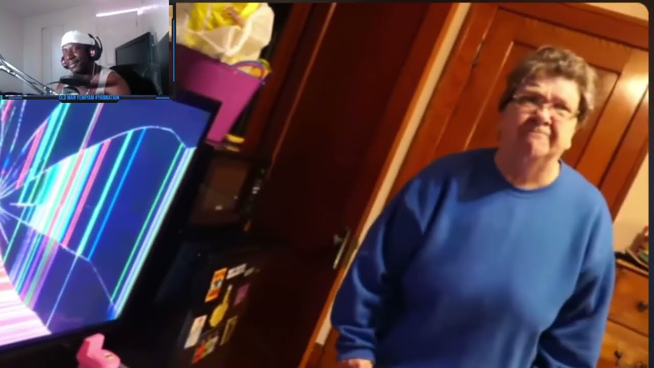 Broken TV Prank On Angry Grandma REACTION