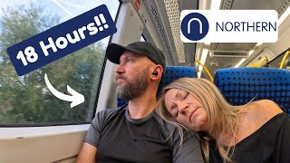 We spent ALL DAY riding Northern Trains to see how far we could travel 🚃