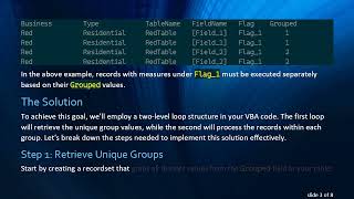 How to Loop Through Distinct Values in MS Access Using VBA