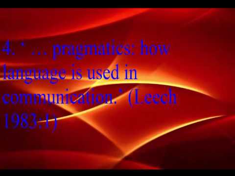 The differences between Pragmatic and Semantic