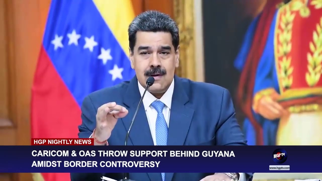 CARICOM AND OAS THROW SUPPORT BEHIND GUYANA AMIDST BORDER CONTROVERSY