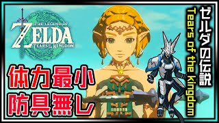 🚧最小HP・防具縛り🚧【ゼルダの伝説TotK | Day14】コログも祠もコンプ目指して！ハートも防具もないけどしっかりラスボスまで攻略したいティアーズオブザキングダム実況配信【Vtuber】