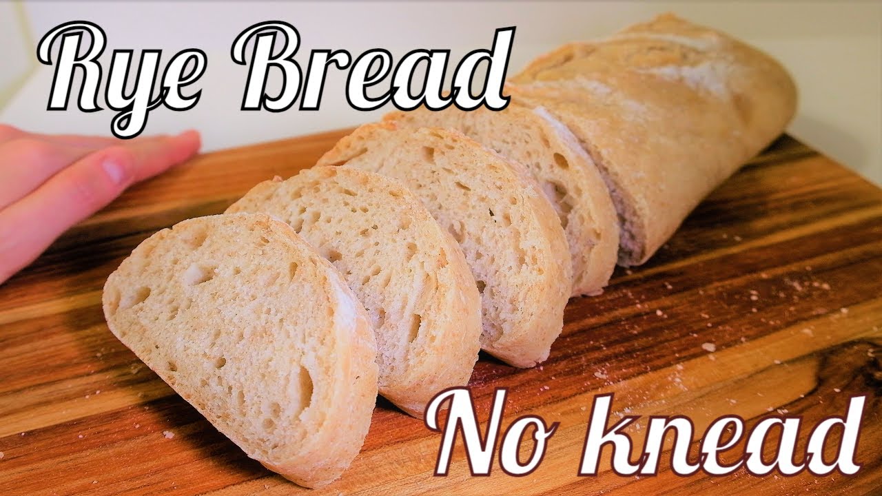 No knead, easy, simple ingredients ~Rye Bread Recipe[Gourmet Apron 416]