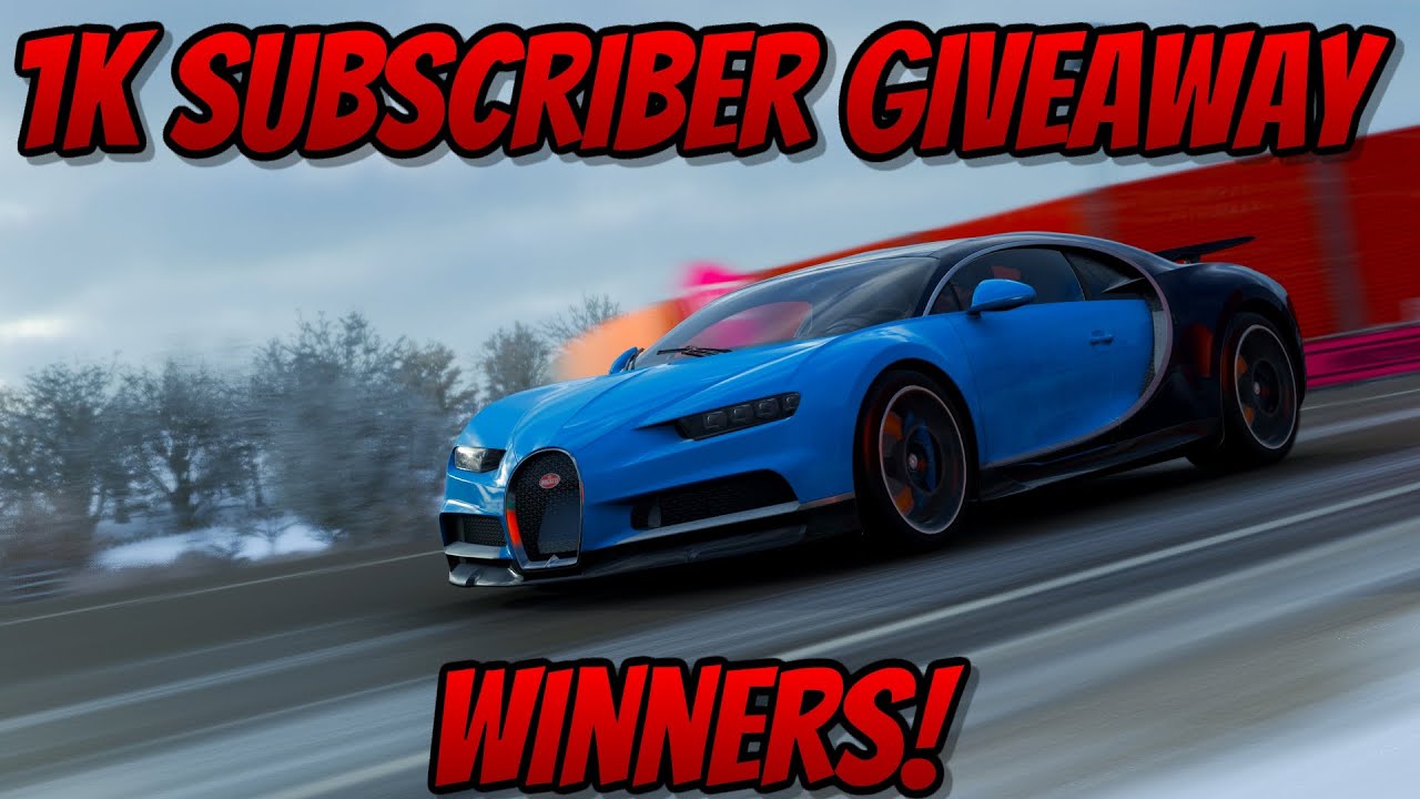Forza Horizon 4 1K Subscriber Giveaway Winners!