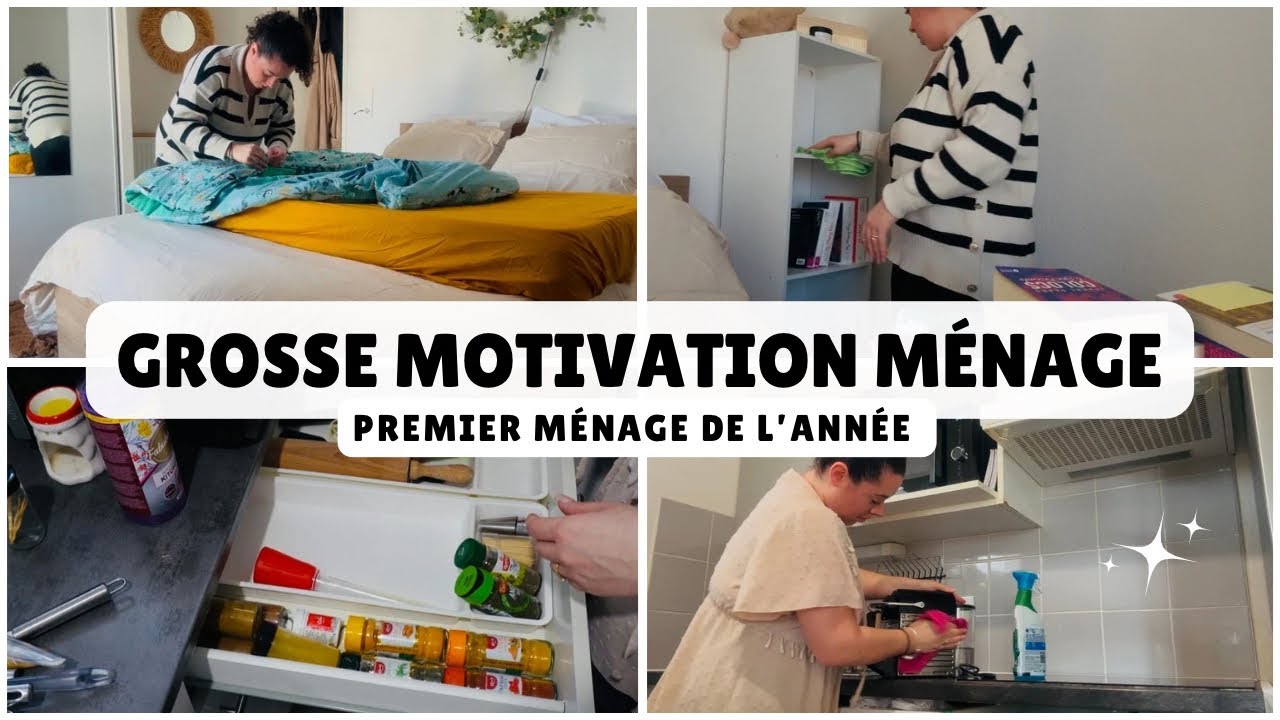 EXTRÊME MÉNAGE : GROSSE MOTIVATION / début d’année 2025 organisé ✨💪