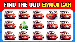68 puzzles for GENIUS | Find the ODD One Out - McQueen Edition 🚗 Emoji Quiz