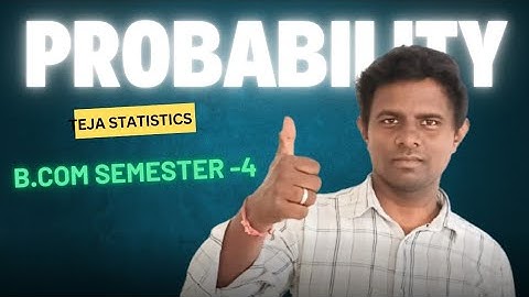 Probability Explained: The B.Com Semester 4 Guide||#dataanalyst #probability #bcom
