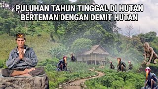 Viral !! Kisah Nyata Mbah Mukmin' Puluhan Tahun Tinggal Dihutan Berteman Dengan Demit