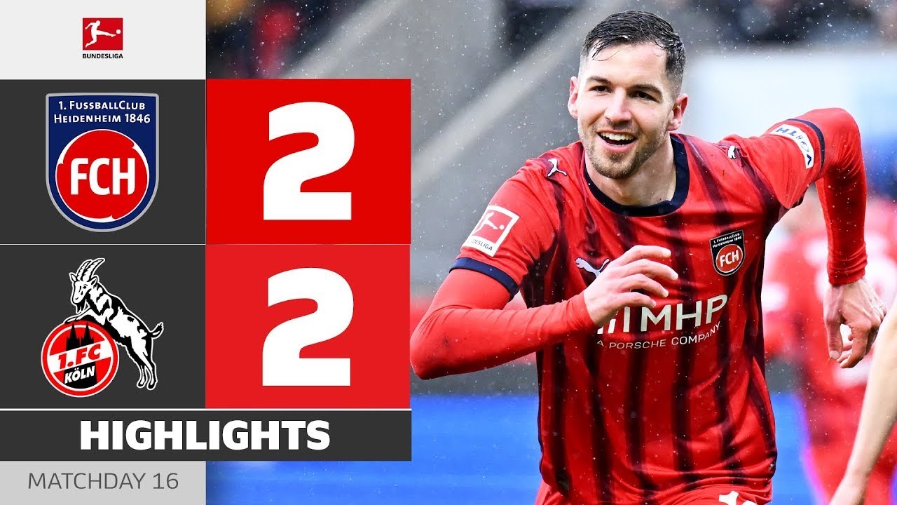 OVERHEAD-MAGIC! | HEIDENHEIM - 1. FC KÖLN | Highlights | Matchday 16 – Bundesliga 25/26