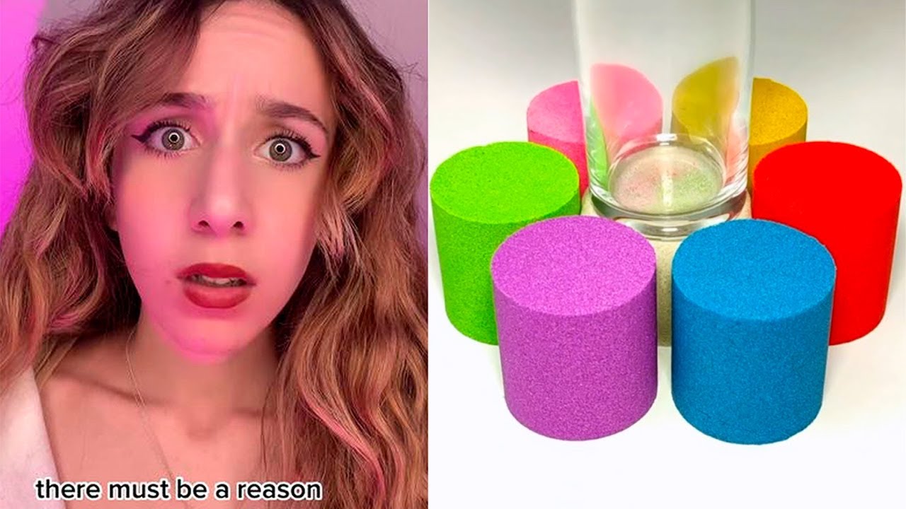 ⏳Satisfying ASMR Sand Cutting Storytime⏳ Amara Chehade POV @Amara Chehade 🌈 Tiktok Compilations #7