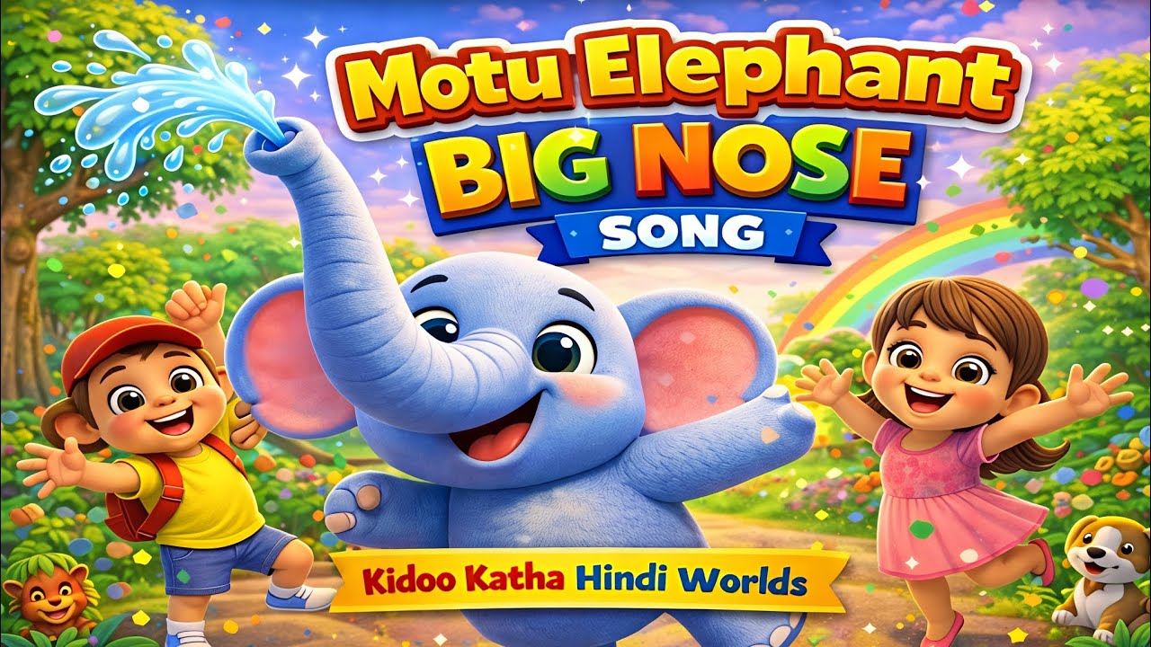 Песенка про слоненка Моту с большим носом 🐘🎵 | Веселые танцы и обучение для детей | 3D мультфильм...