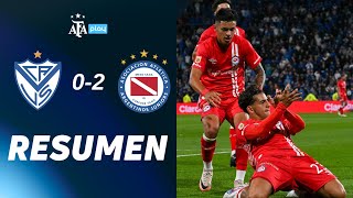 Velez Sarsfield 0 Vs. 2 Argentinos Juniors Resumen Octavos De Final