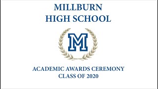 Millburn Class of 2020 Academic Awards Ceremony