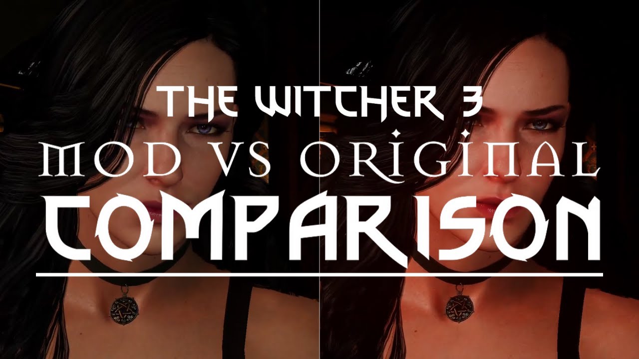 The Witcher 3 Modded vs Vanilla: Visual Comparison 01 (Classic 1.32)